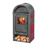 STUFA LEGNA  8 KW VIENNA BORDEAUX