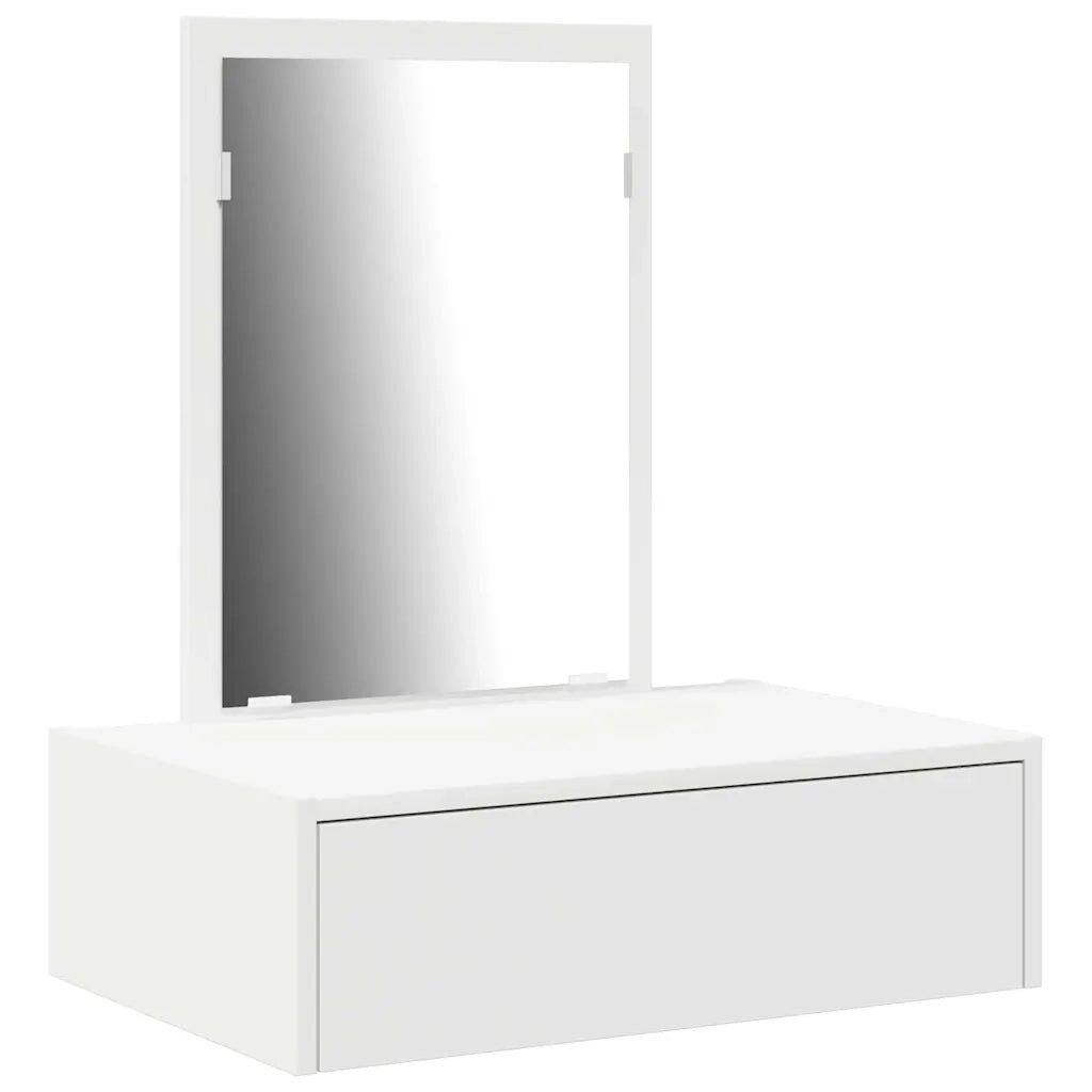 Toeletta | Tavolo da Trucco Bianco 60 x 40 x 70 cm Legno multistrato