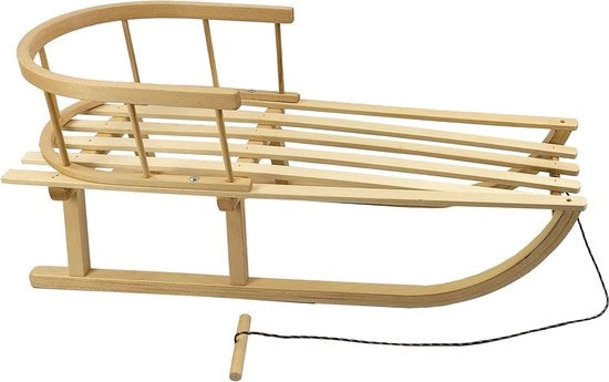 Sedia a Sdraio in Legno con Schienale per Bambini - Ideale per l'Inverno