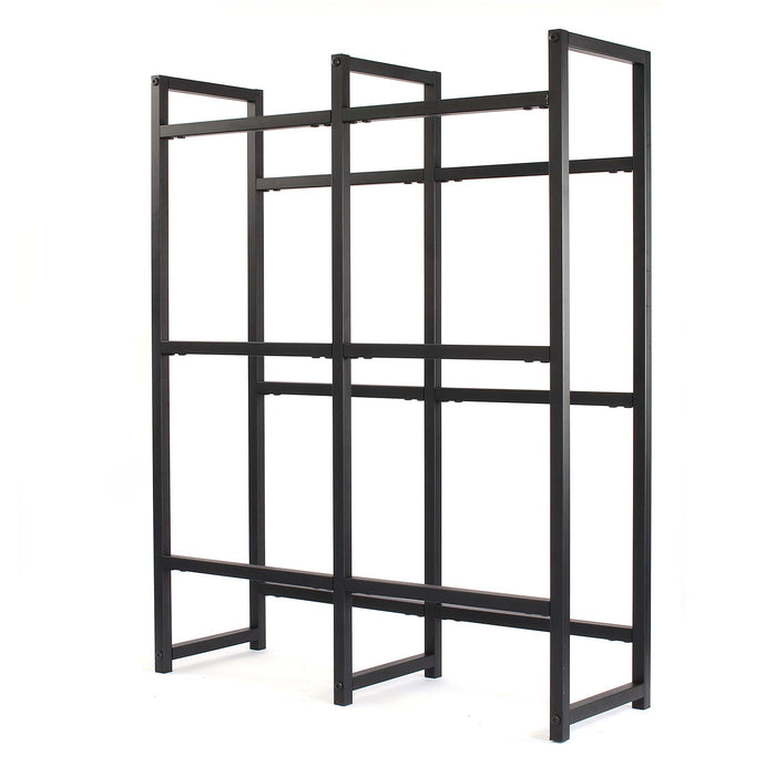 Toboli Scaffale in acciaio a ripiani per 6 casse di bevande, porta casse d'acqua 91x31x116cm, 20 kg/piano