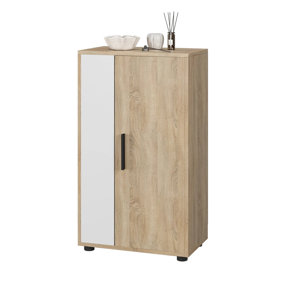 Vicco Cassettiera Sonoma/Bianco 50.1 x 87.3 cm con 2 scomparti