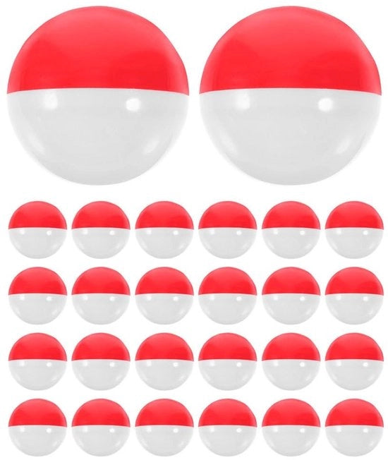 Capsule Ronde 50 Stuks - Transparante Ballen - Adatto per Automatismo - Ideale per Regali di Natale - 75 mm - Gumball
