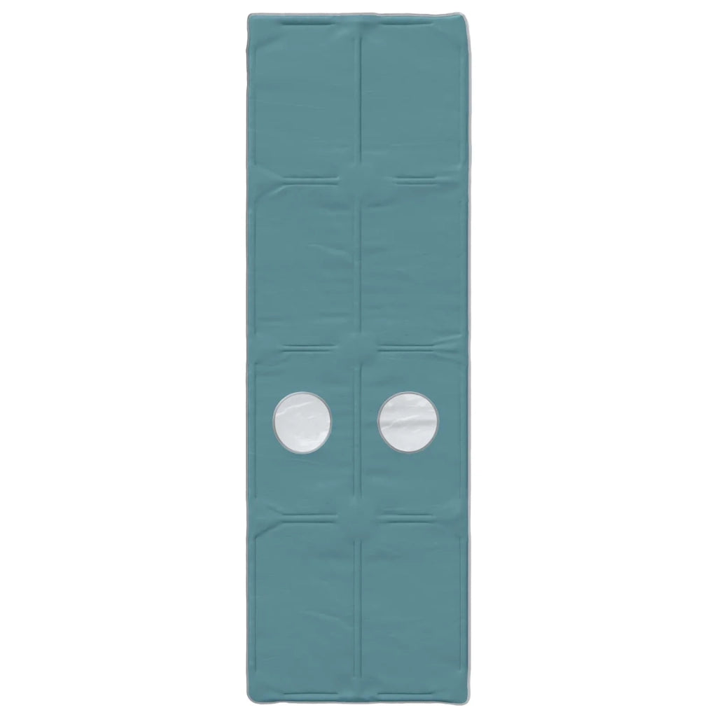 Letto con Tunnel 4 pcs Rovere Artigianale e Blu Chiaro