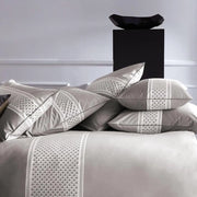 Dekbedovertrek in Katoen Taupe 240 x 220 cm con Touch Esprit.