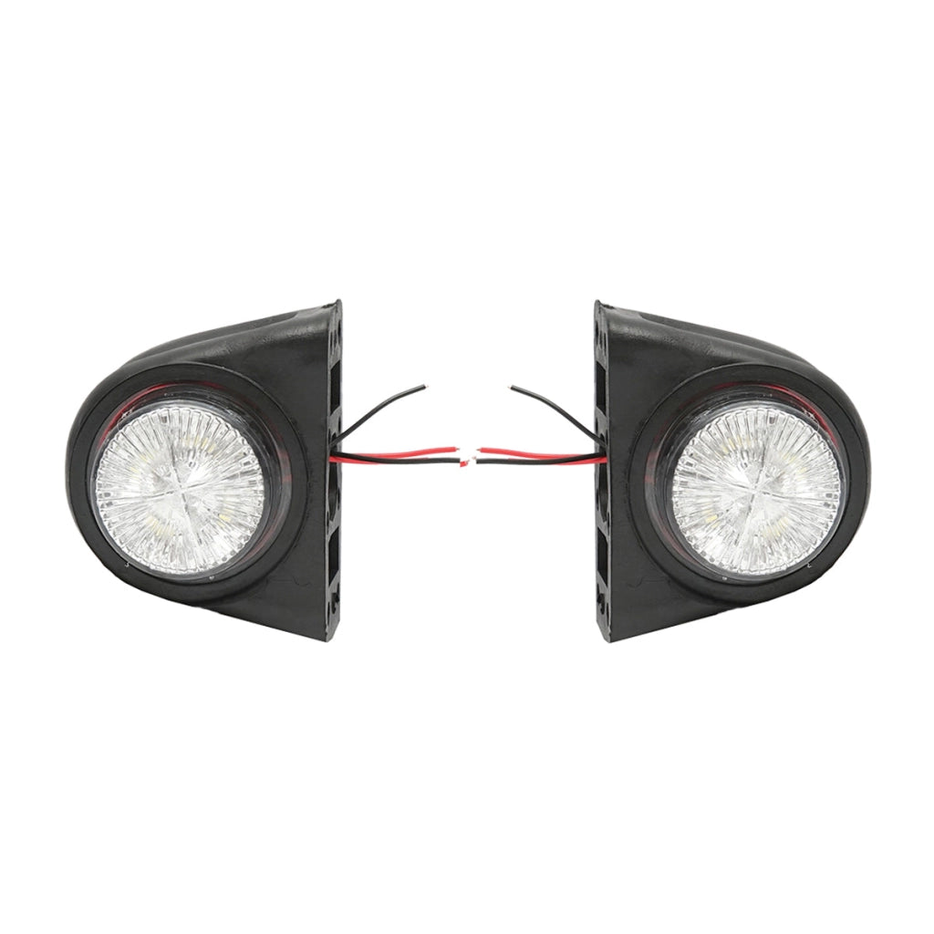 Luci di posizione laterali con LED 12/24V, rosso-bianco Breckner Germany