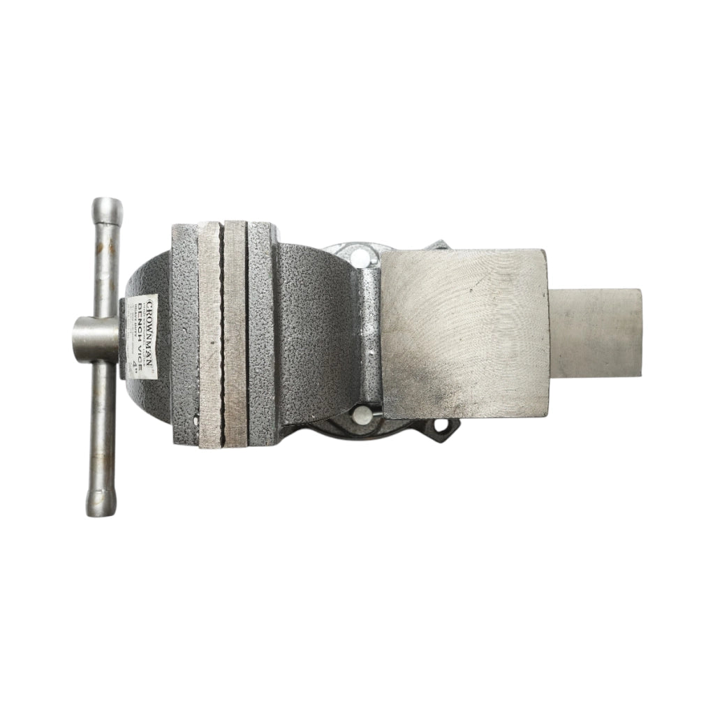 Morsa a incudine Crownman Heavy Duty con base rotante da 100 mm