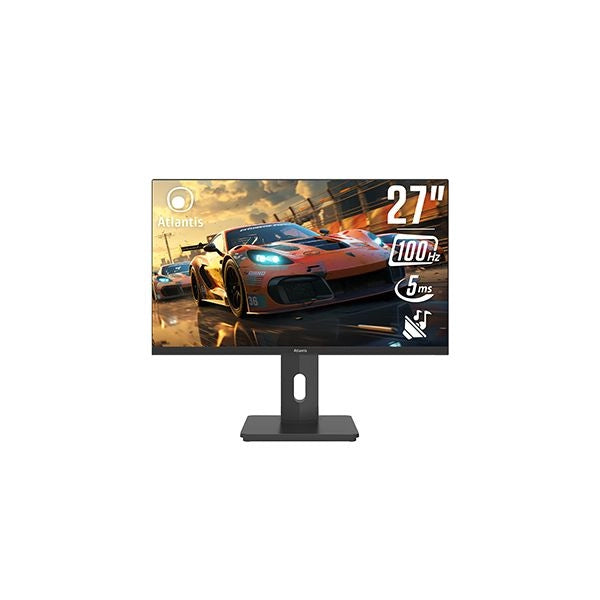 Monitor atlantis led 27 wide a05-hx27ifd-hcm ips 1920x1080 100hz 5ms 270cd/m² 1.000:1 2x2w mm reg.h pivot hdmi dp usb-c docking