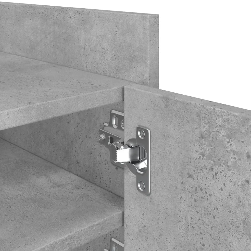 Mobile per TV | Armadietto TV | Mobile Porta TV Grigio Cemento 80x35x40 cm Legno Multistrato