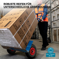 Set 4 ruote complete 3.00-4 HT2046 per carrelli a mano carriole portasacchi