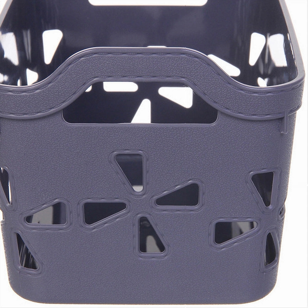 Trade Shop - Cesto Portaoggetti Cestino Porta Tutto Con Maniglie 21x15x14cm Assortiti 10724 -