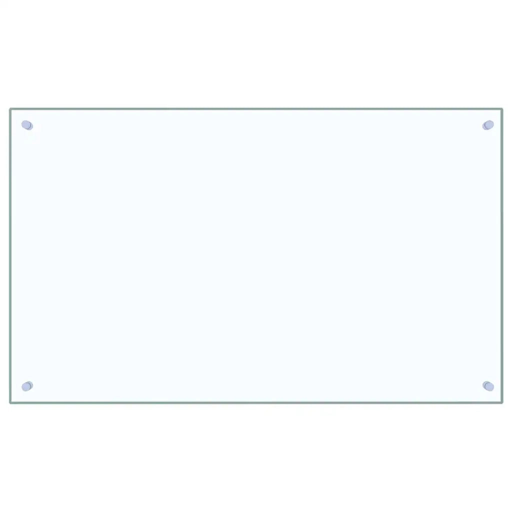 Schienale da cucina 2 pz Trasparente 100 x 60 cm CFW8044143