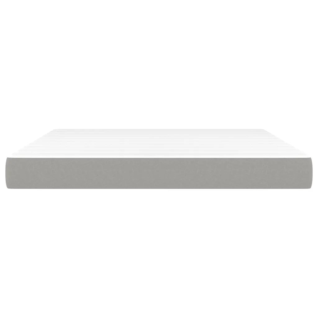 Materasso a Molle Insacchettate Grigio Chiaro 160x200x20 cm cod mxl 50421