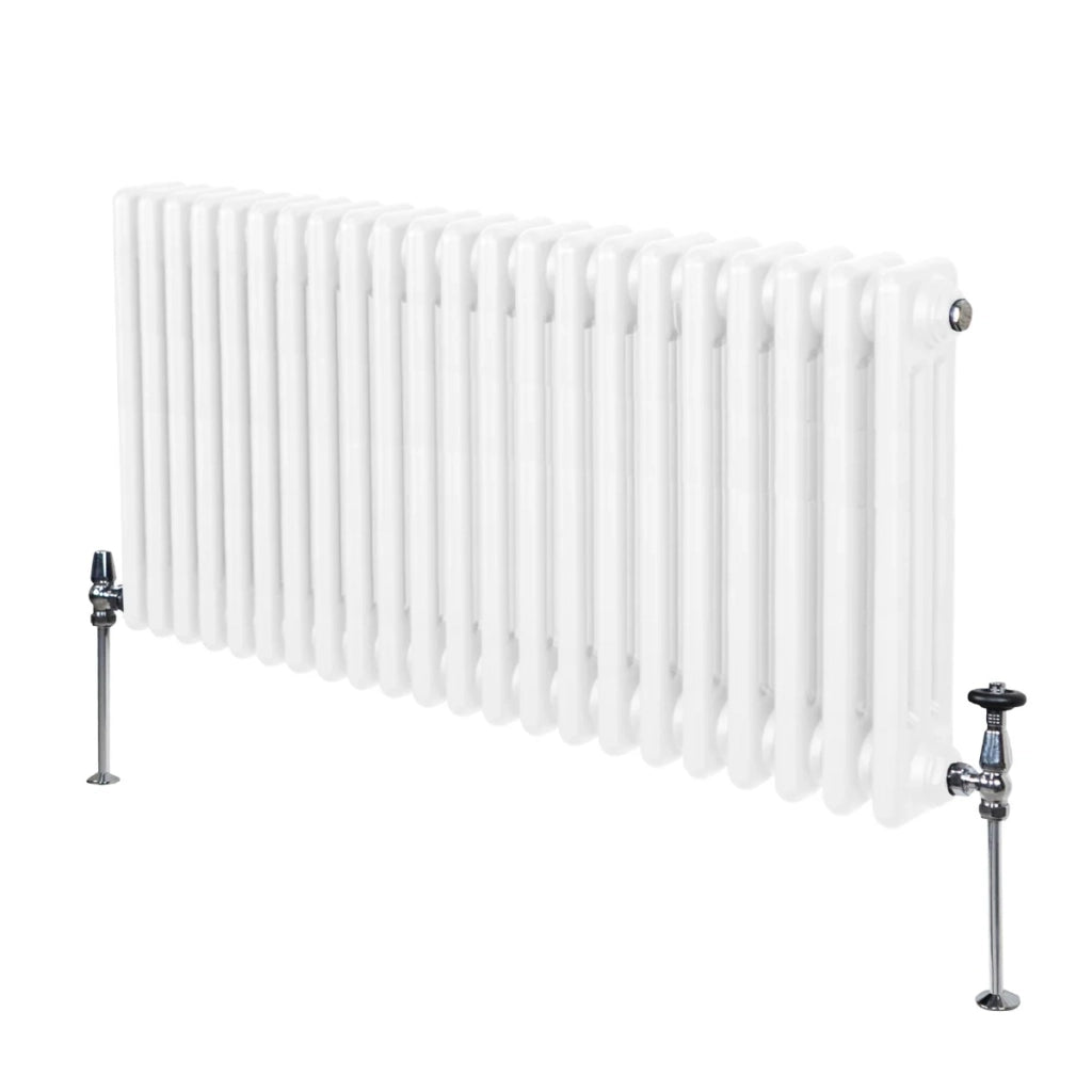 Termosifone Radiatore a 3 colonne per riscaldamento centralizzato Bianco 60 x 101cm