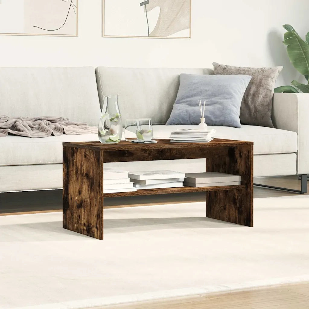 vidaXL Mobile Porta TV Rovere Fumo 80x40x40 cm in Legno Multistrato