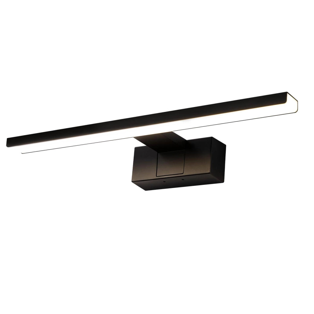 ZMH Lampada da specchio per bagno a LED nera 60CM IP44 bianco neutro Applique da parete per cantina