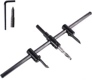 Kit per foratura a cerchio adattabile - Cacciaviti per cerchio per legno - Cacciaviti circolari per foratura - Foratura rotante - Strumenti DIY per lavorazione del legno - 30-120mm