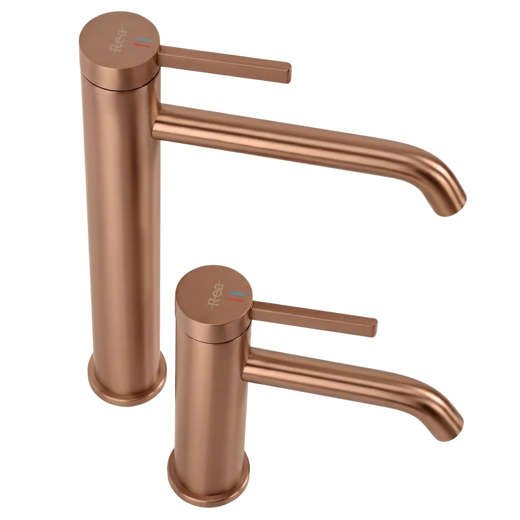 Rubinetto Da Bagno Rea Rivo Brush Copper