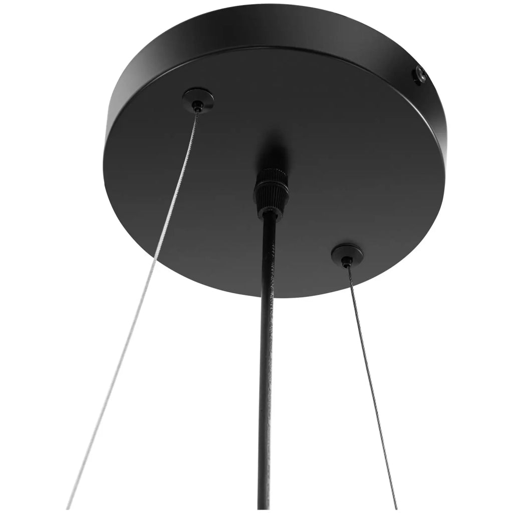 Plafoniera con 4 lampadine paralume in tessuto ferro tessuto nero marrone bianco 14_0009524