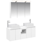 Set di Armadi da Bagno 4 pcs Bianco 100 x 14,5 x 70 cm 3406375