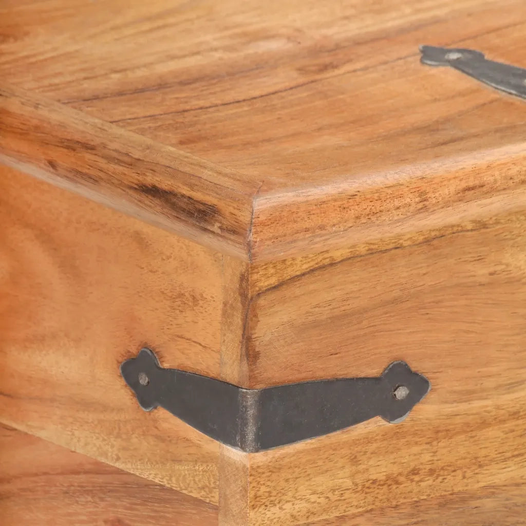 Baule 40x40x40 cm in Legno Massello di Acacia CFW5070648