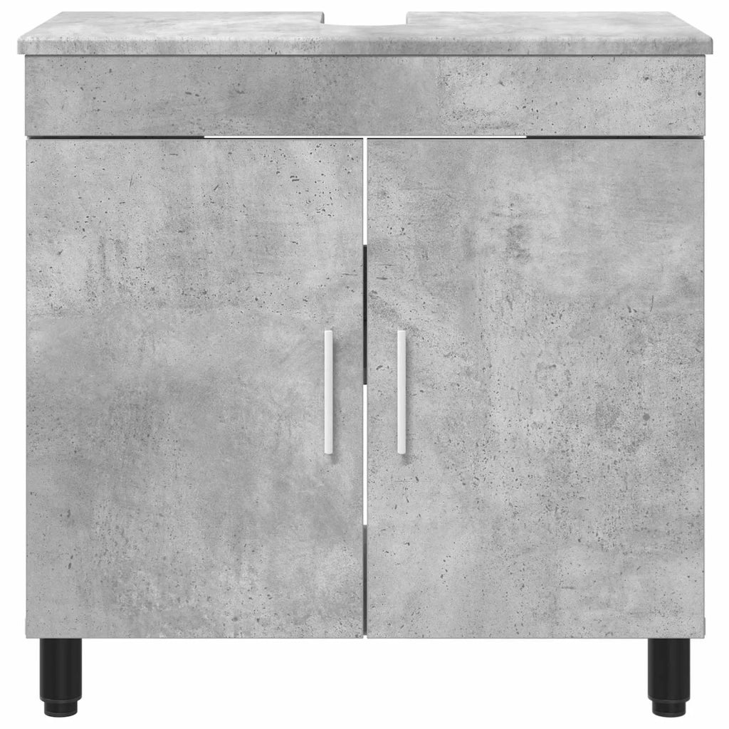 Mobiletto da bagno Grigio Cemento 60 x 35 x 60 cm