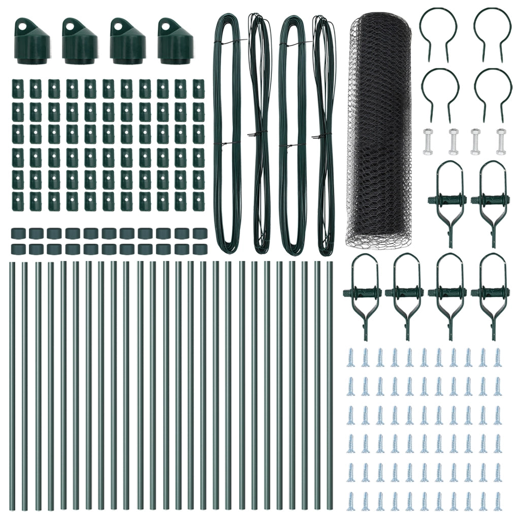 Recinzione Esagonale  Grigia 0.8x50 m Acciaio
