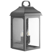 Lampada da Parete da Esterno in Metallo Nero Stile Tradizionale