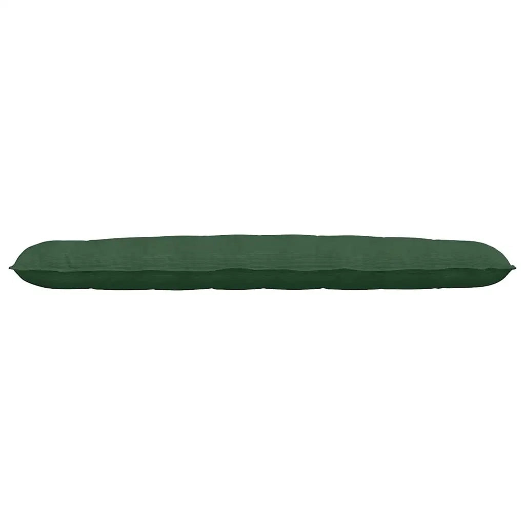 Cuscino per Schiena Verde Giungla 200 x 50 cm Tessuto in Cords