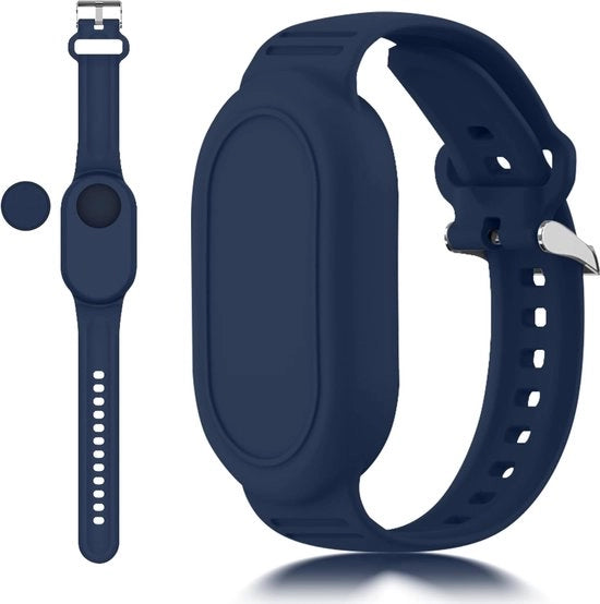 Armband per caso, adatto per Samsung Galaxy Smarttag 2, acqua resistente, resistente ai shock, adatto per bambini, silicone, blu, protezione e comodità per tutte le età.