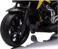 Moto Elettrica per Bambini Licenza Ufficiale Honda NC750X 12V 4,5Ah Giallo