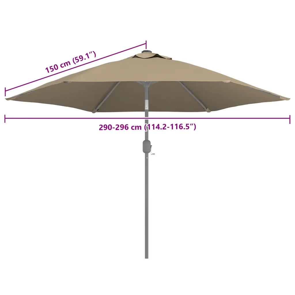 Telo di Ricambio per Ombrellone Talpa 300 cm CFW7868994