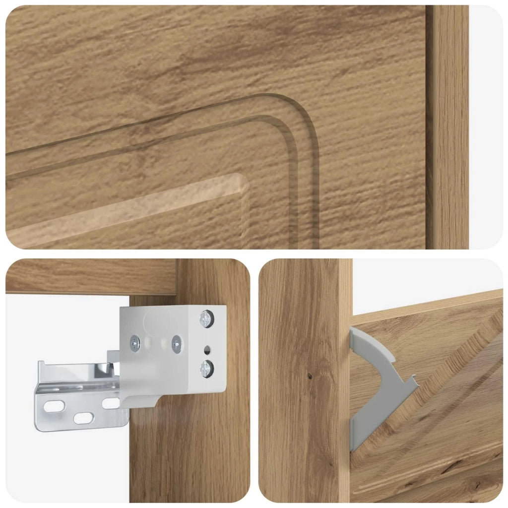 Mobiletto per Scarpe da Muro UTRECHT 71 x 17 x 43 cm 897734