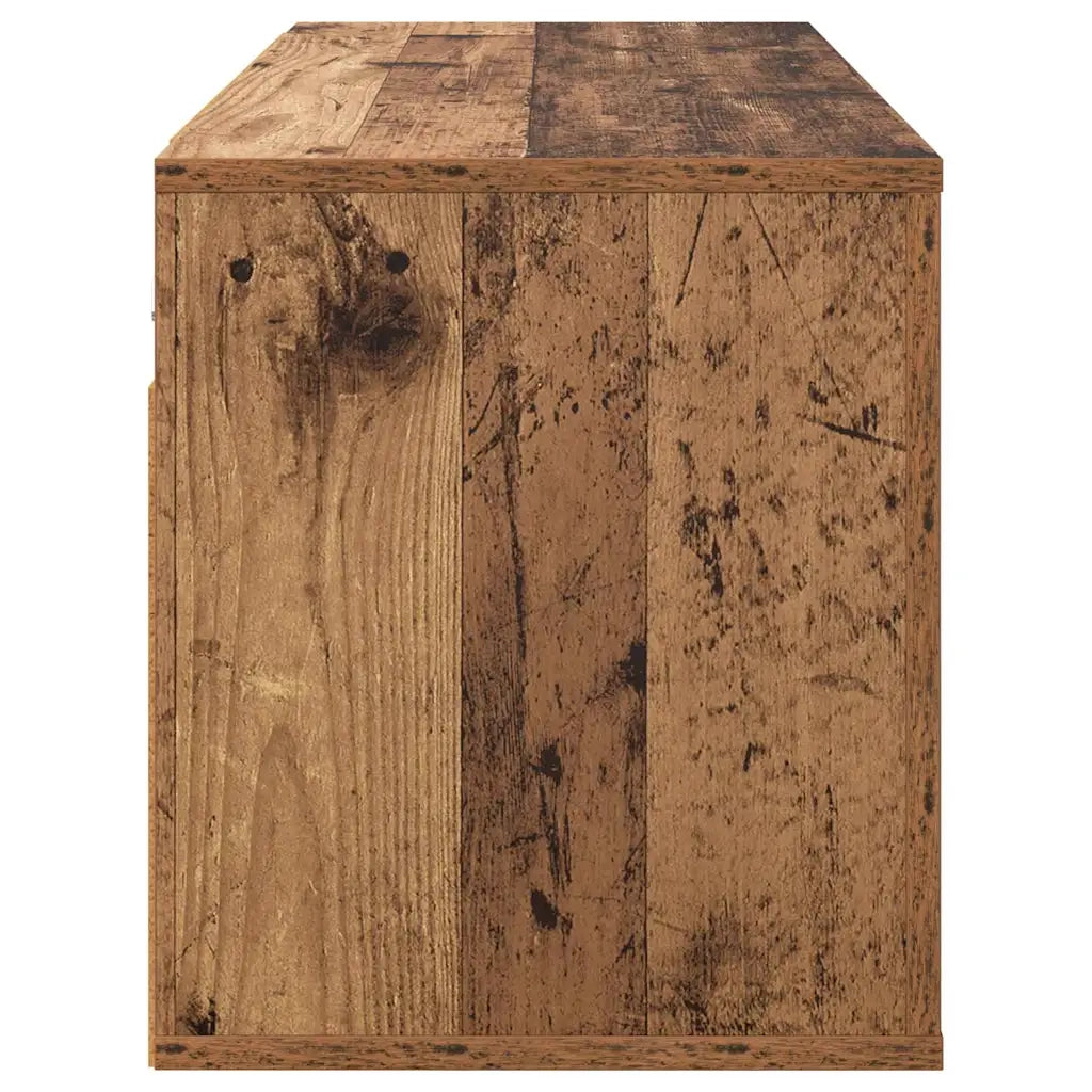 Mobile TV da parete Legno vecchio 100 x 34,5 x 40 cm 881153