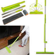 Trade Shop - Scopa Strizza Sweep Mop Lava E Asciuga Pavimenti Parquet Marmo Panno Microfibra -