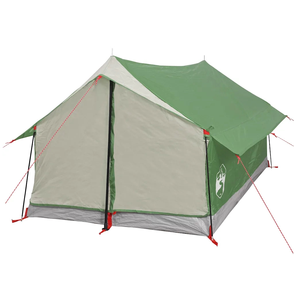 Tenda da Campeggio per 2 Persone Verde Impermeabile 94359