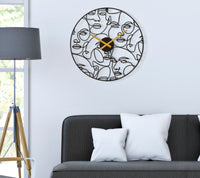 Orologio da Muro Faces Ø 50x3,5 cm in Ferro