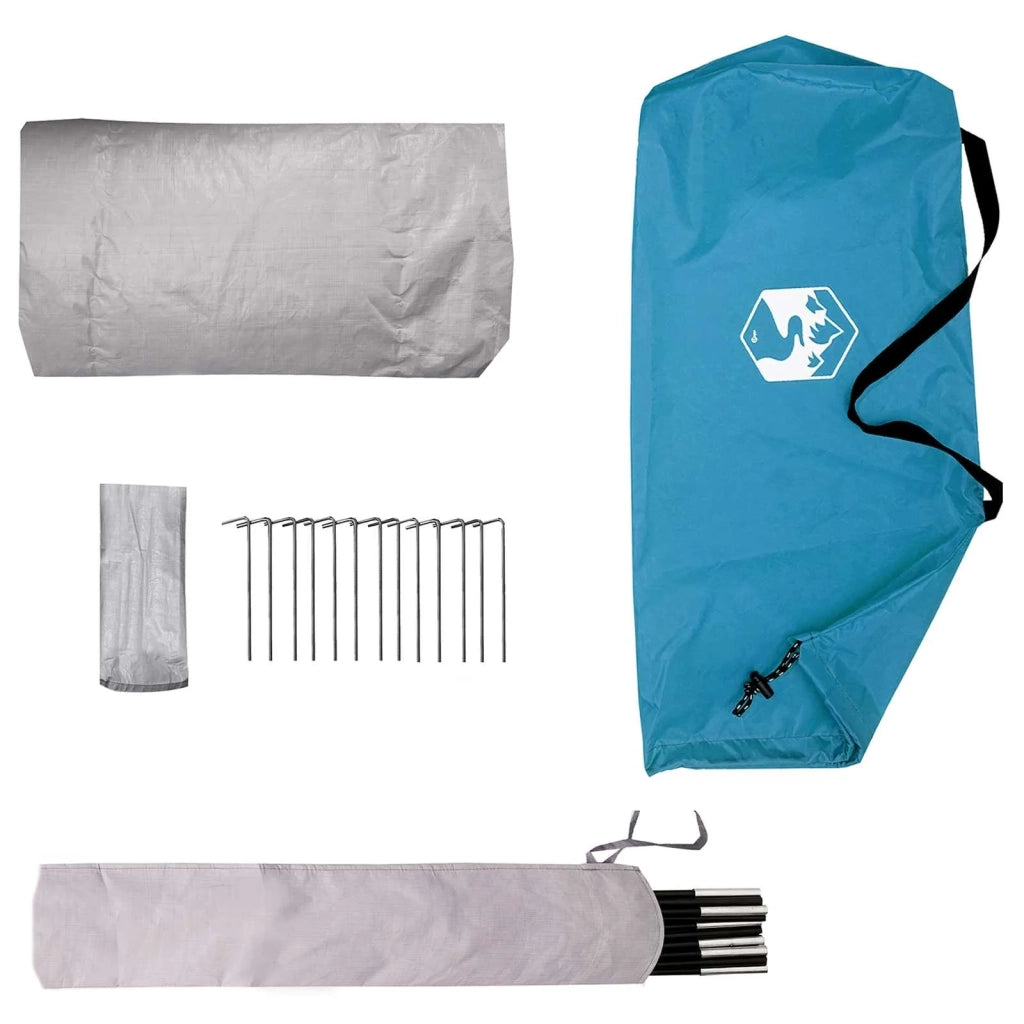 Tenda da backpacking Blu 4 persone