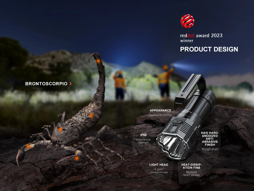 Torcia ricaricabile LED FENIX LR60R 21000 lumen 1085 metri