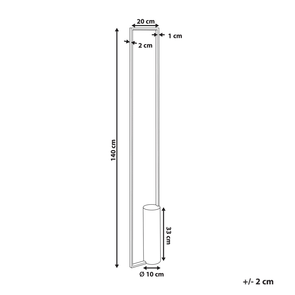 Lampada da terra a LED Base in alluminio dorato in ferro Luce Illuminazione Camera da letto Soggiorno Design moderno