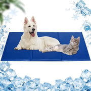 Matte di raffreddamento per cani e gatti, materasso di raffreddamento duraturo per animali domestici, cuscini auto- raffreddanti, gel non tossico, grande degen di raffreddamento per cani e gatti in estate calda, dimensioni 120 * 70cm