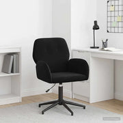 Sedia da scrivania girevole 54 x 55 x 90 cm Nero Velluto (V) 42034349