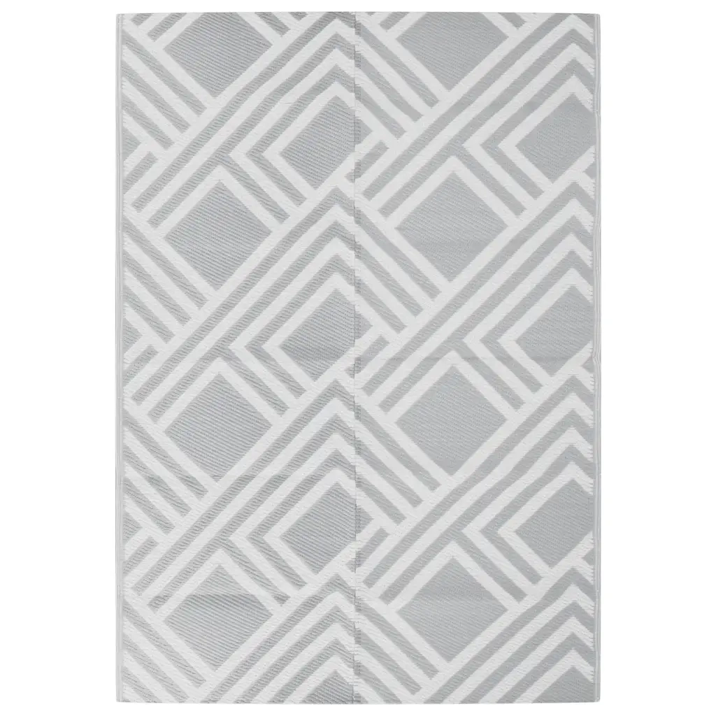 Tappeto da Esterni ARAKIL Grigio 140x200 cm in PP CFW7450376