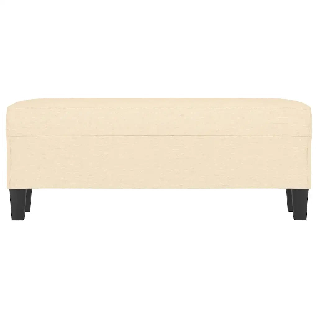 Panca Crema 100x35x41 cm in Tessuto