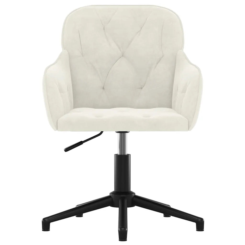 Sedia da Ufficio Girevole Crema in Vellutocod mxl 95443