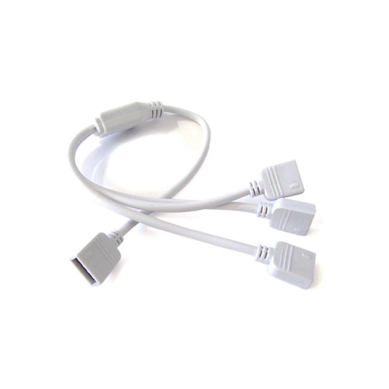 2 PZ Connettori Splitter da 1 Cavo RGB a 3 Cavi Prese RGB Femmine