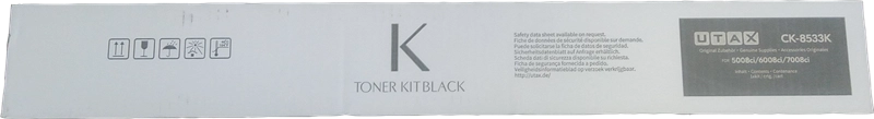 ORIGINAL Utax toner nero CK-8533k 1T02XC0UT0 ~40000 Seiten