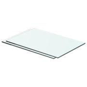 Mensole in Vetro Trasparente 2 pz 40x20 cm cod mxl 42745