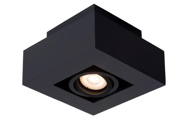 Lucide Xirax faretto soffitto nero GU10 5W 2200-3000K