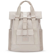 Borsa da Donna Piccola Elegante in Pelle Beige - Università, Lavoro, Città - Borsa Donna con Tasca per Laptop - Impermeabile