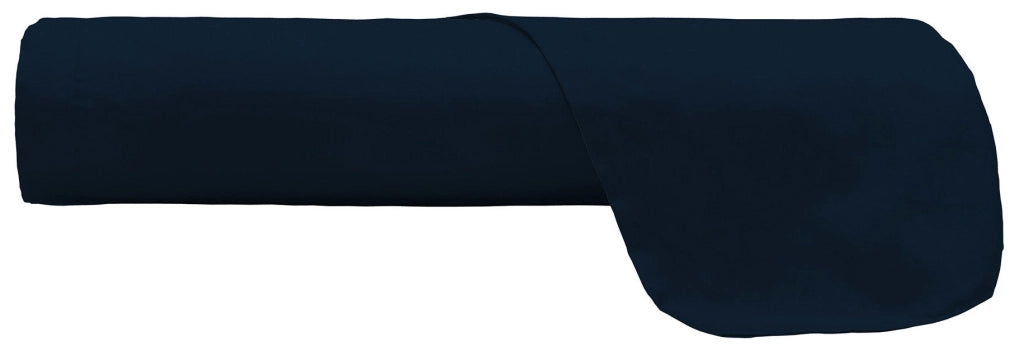 Lenzuolo Sopra in Tinta Unita Blu Scuro Singolo
